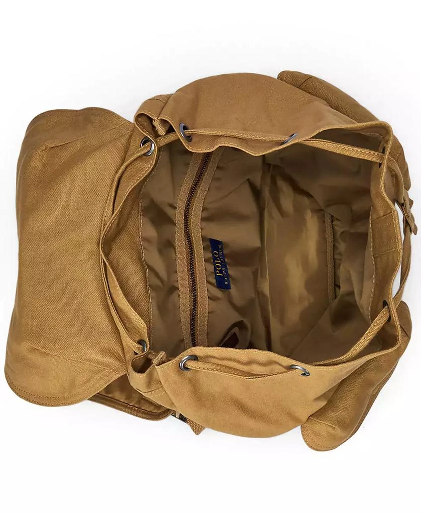 Ralph Lauren Men's Flap-Top Canvas Backpack 7