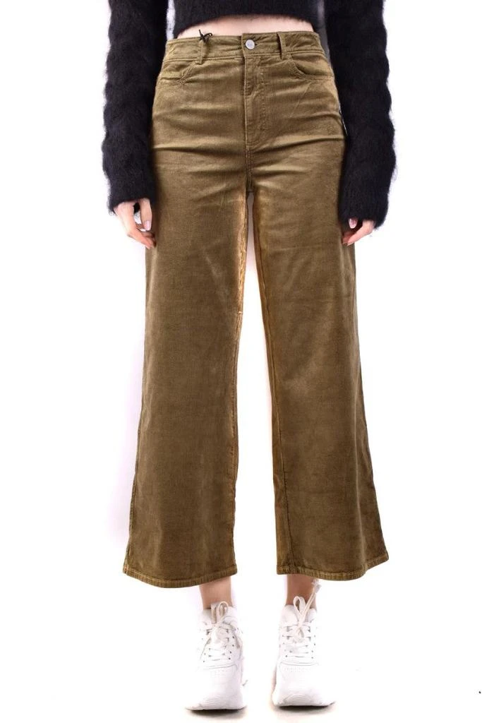 Paige Wide-Leg Corduroy Jeans With High Waist And Design 2