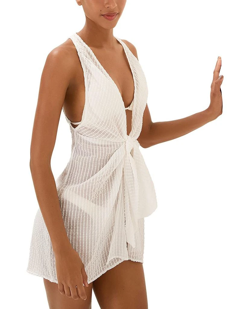 VIX PAULA HERMANNY Solid Mita SH Cup Cover Up Dress 4