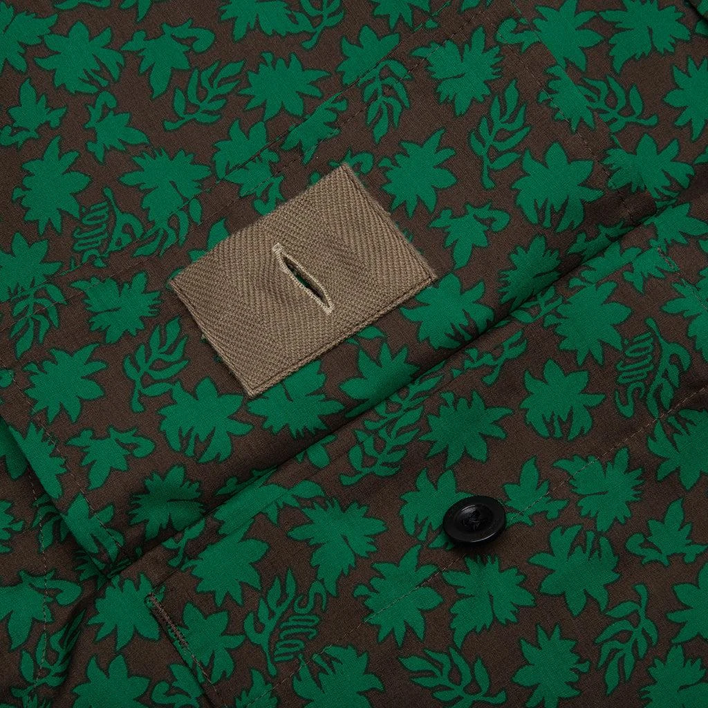 Sacai Floral Print Shirt - Green 5