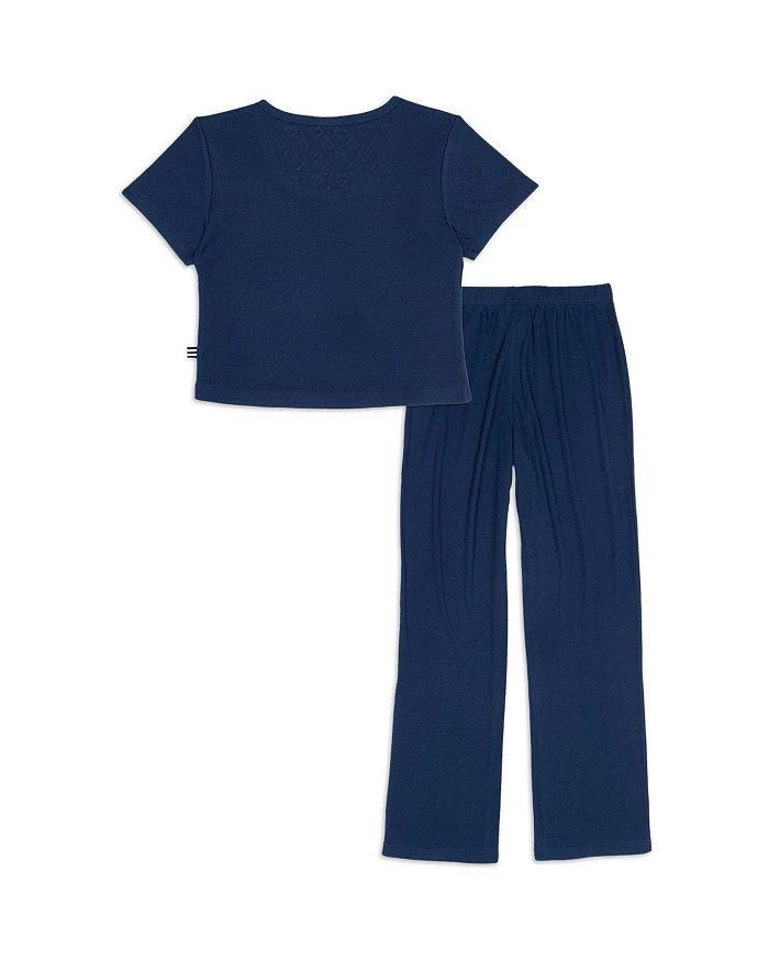Splendid Girls' Heart Pointelle Tee & Pants Pajamas Set - Big Kid 2
