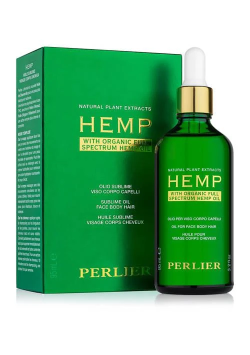 Perlier Hemp Oil For Face Body And Hair 1