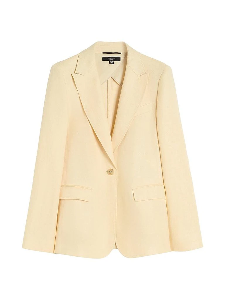Weekend Max Mara Linen Canvas Blazer