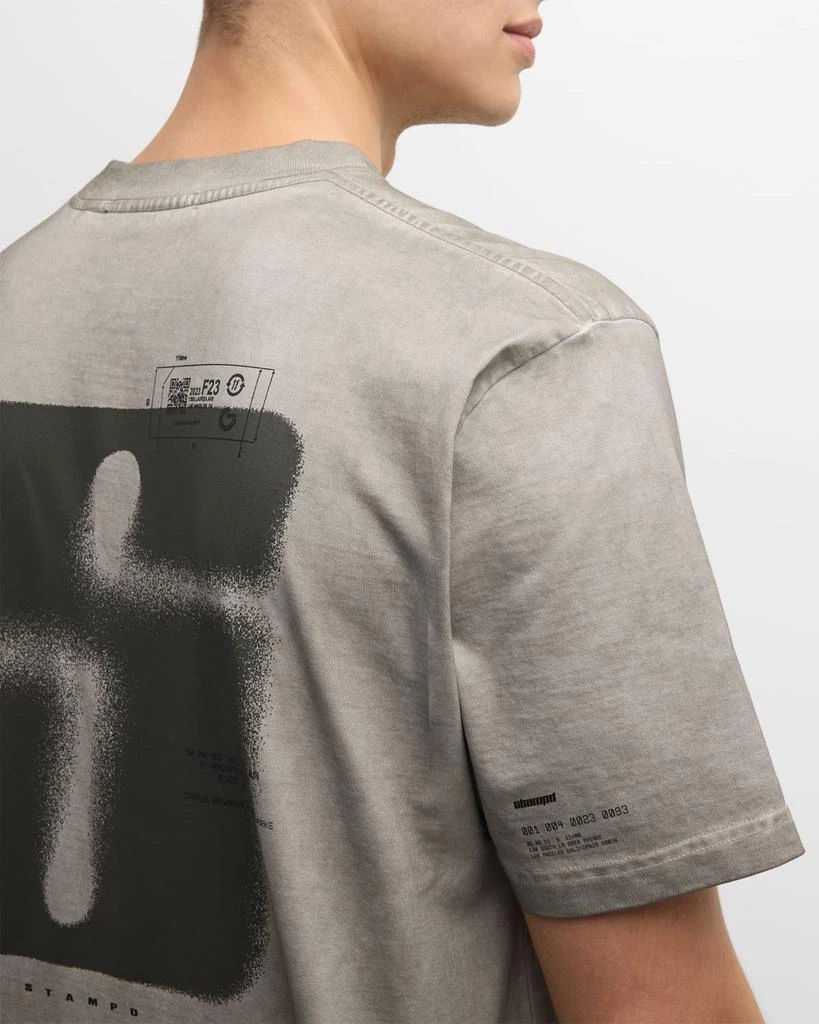 Stampd Men's Oil-Washed Transit Relaxed T-Shirt 7