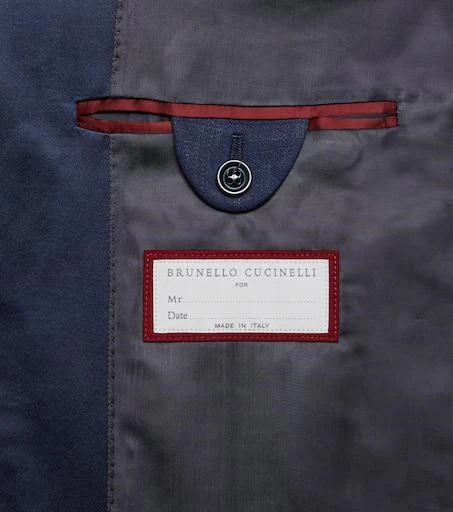 Brunello Cucinelli Double-breasted linen tuxedo 8
