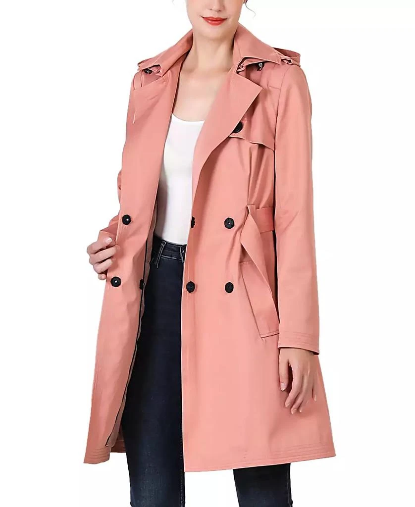 kimi + kai Women's Angie Water Resistant Hooded Trench Coat 4