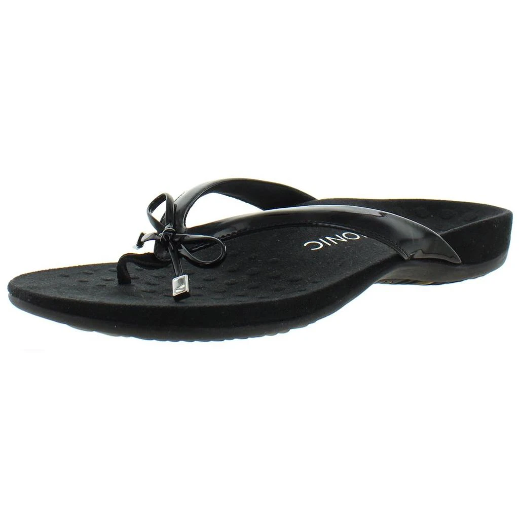 VIONIC Bella II Womens Bow Orthaheel Slide Sandals 1