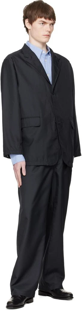 Nanamica Navy Polyester Twill Club Trousers 4