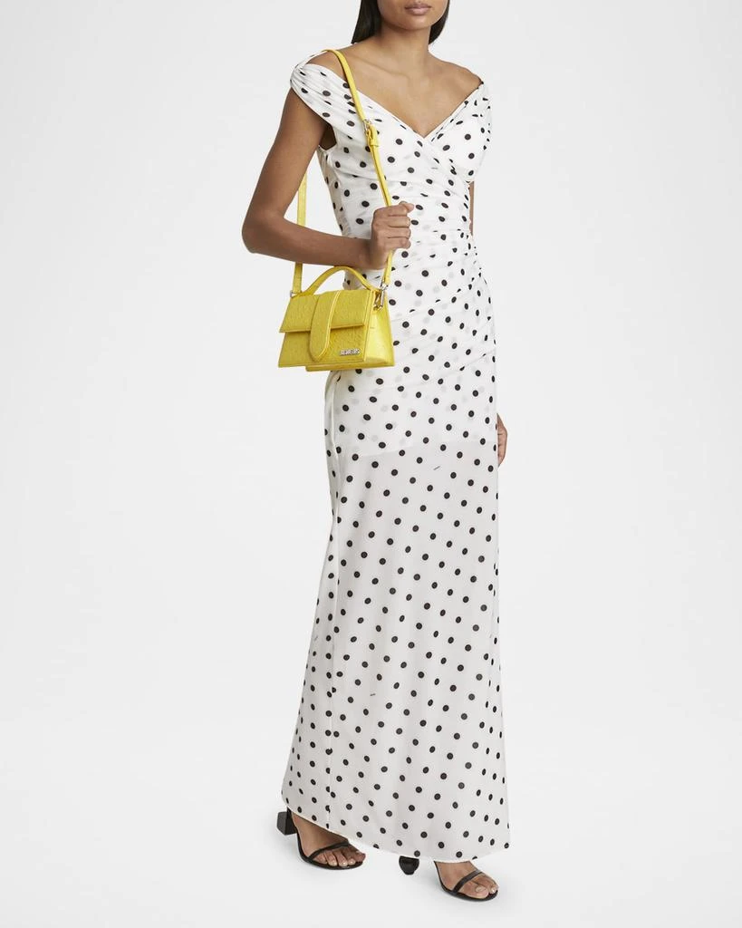 Jacquemus Le Grand Bambino Ostrich-Embossed Crossbody Bag 5