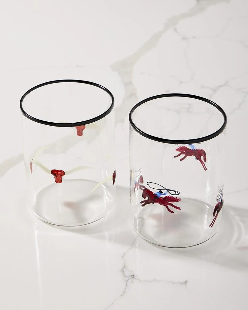 Neiman Marcus Western 18 oz. Tumblers, Set of 4 3