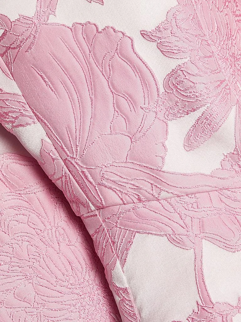 Theia Soleil Basque Waist Jacquard Gown 7
