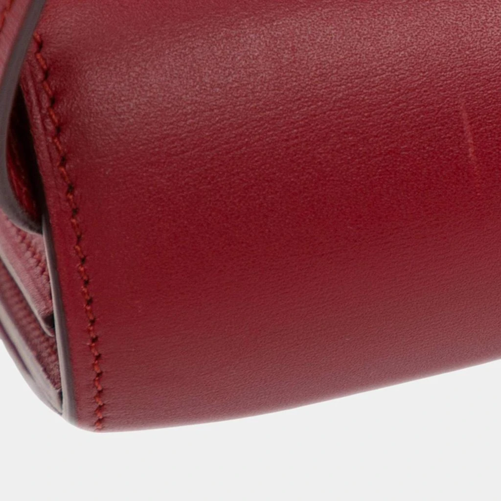 Celine Celine Red Medium Calfskin Classic Box Bag 26