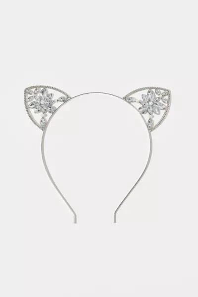 Urban Outfitters Rhinestone Cat Ears Headband 1