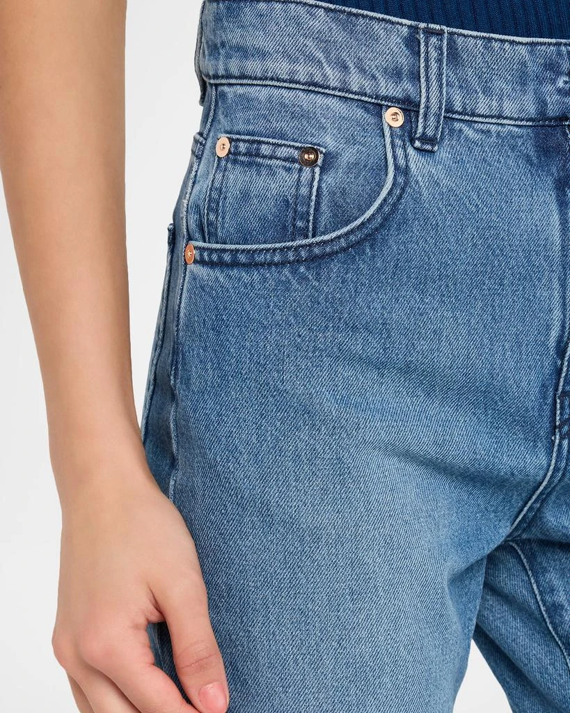 Gabriela Hearst Willa High-Rise Bootcut-Leg Jeans 5