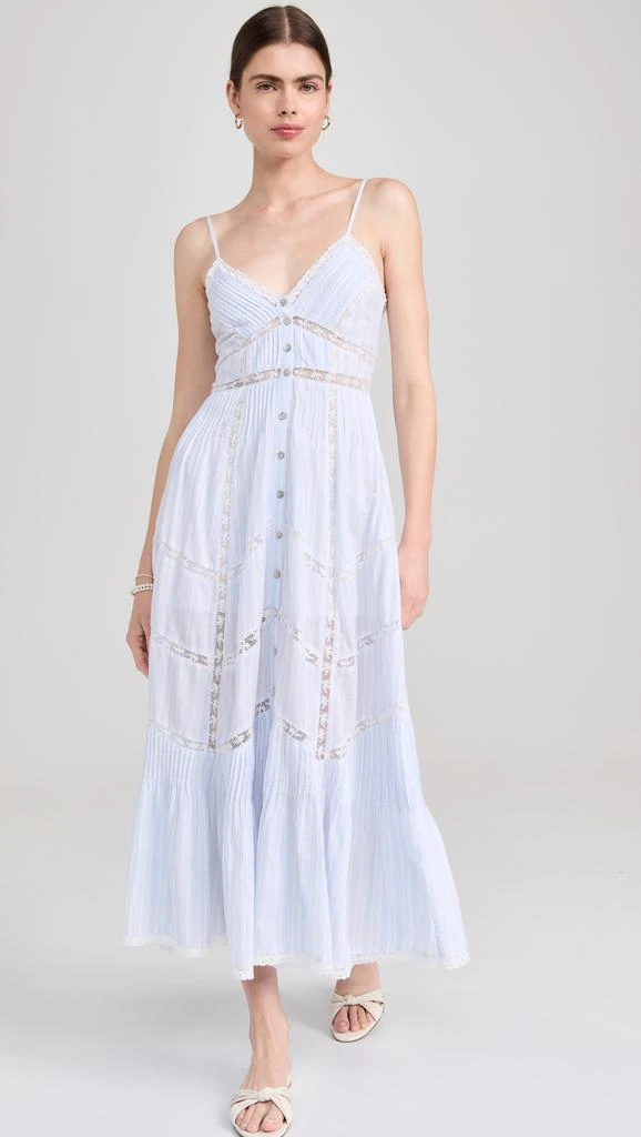 white christmas dresses Esilda Cotton Midi Dress ~ True White main image 0