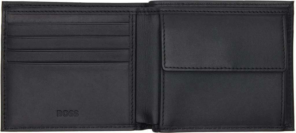 Hugo Boss Black Buffed Leather Wallet 3
