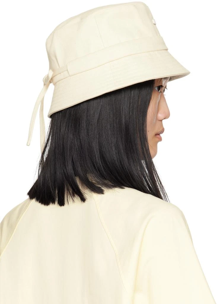 Jacquemus Off-White Les Classiques 'Le bob Gadjo' Hat 3