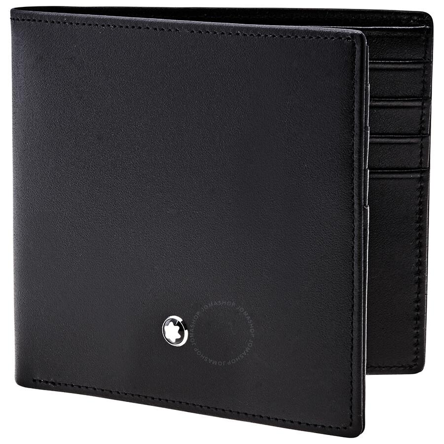 MontBlanc Meisterstuck 8 CC Black Leather Wallet 7163