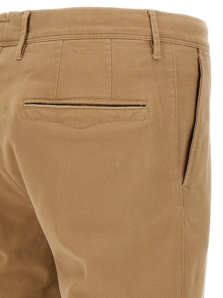 Incotex Ivory Incotex Low Rise Pants 3