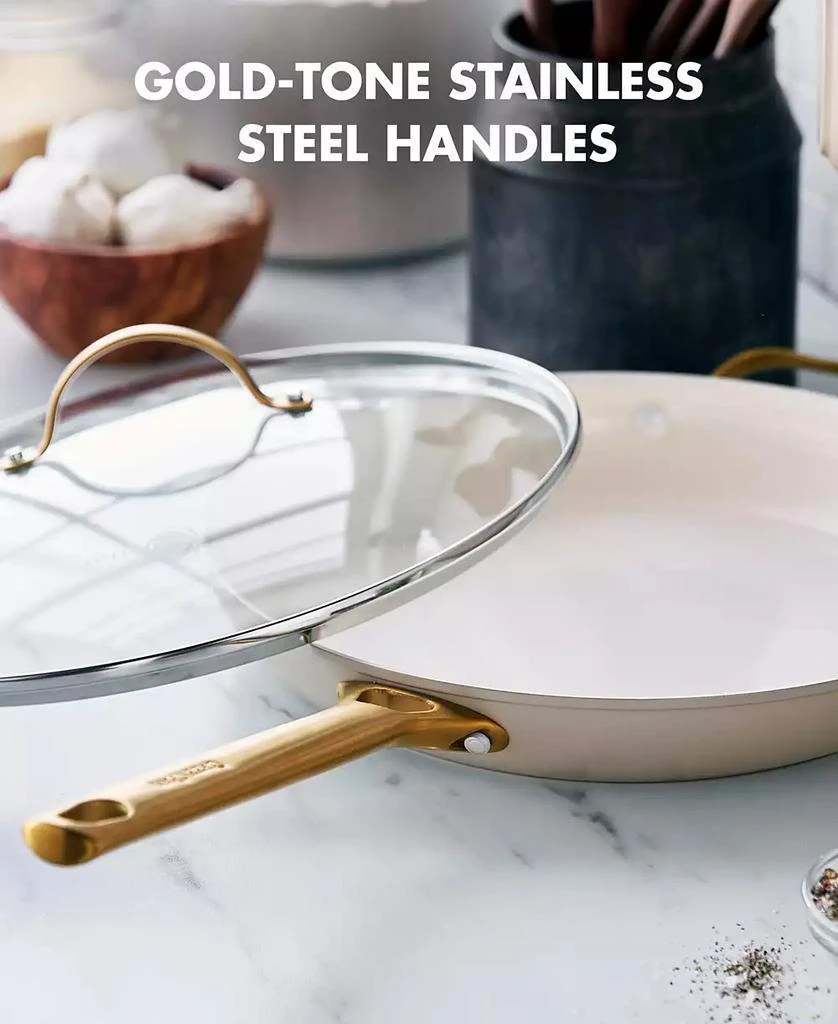 Greenpan Reserve Ceramic Nonstick 12" Frypan with Lid 6