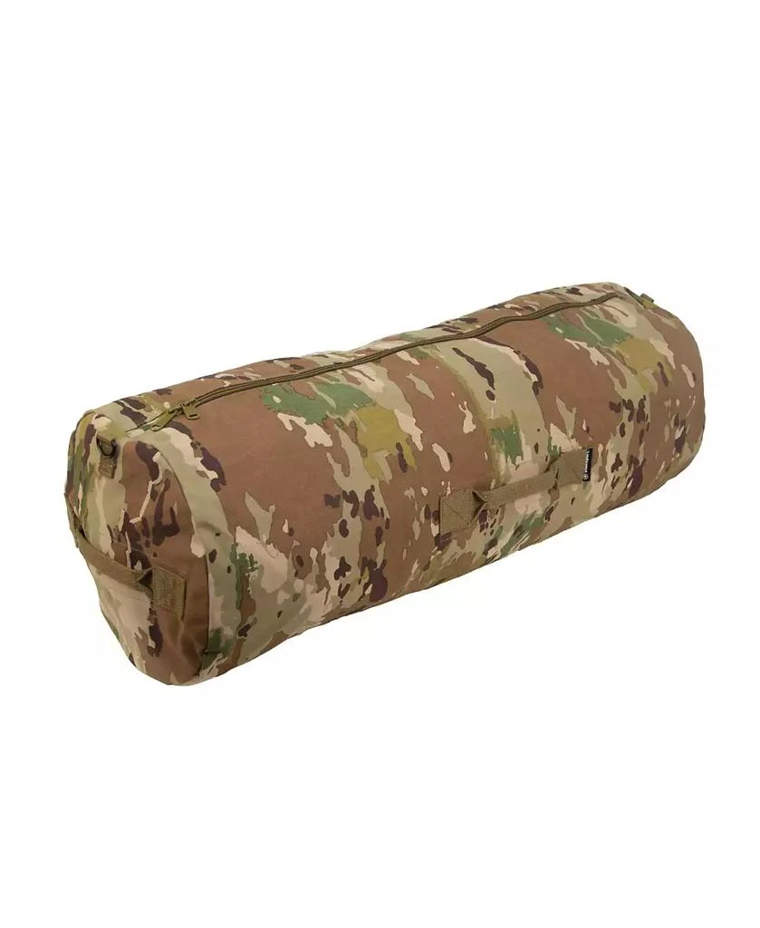 Stansport Zippered Canvas Deluxe Duffel Bag - Camo