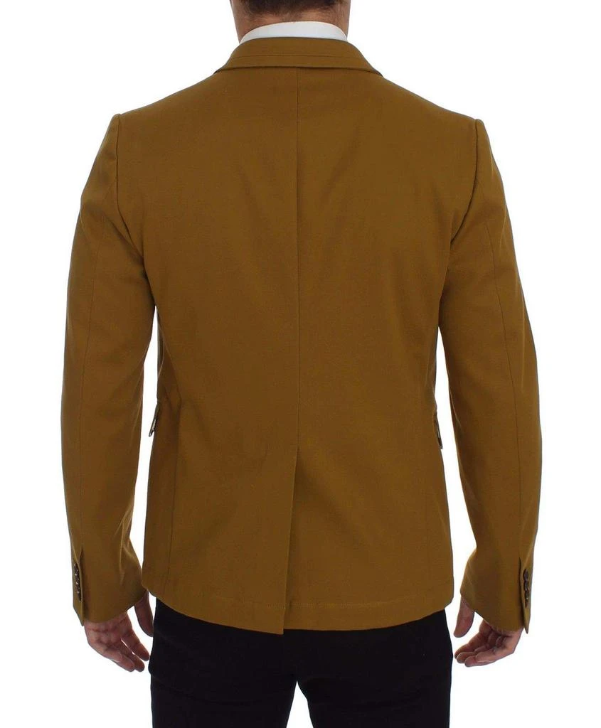 Dolce 
Gabbana Dolce 
Gabbana Yellow Cotton Stretch Blazer 3