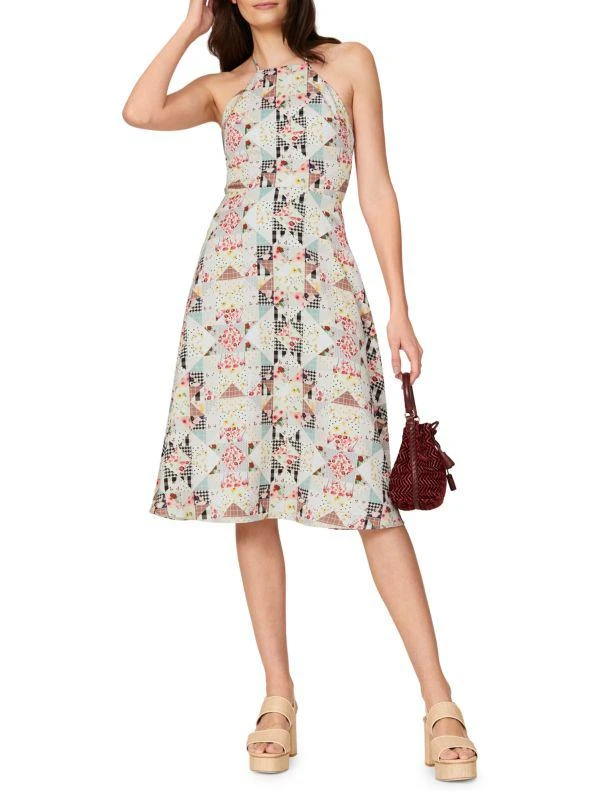 Samantha Sipos Patchwork A Line Dress 1