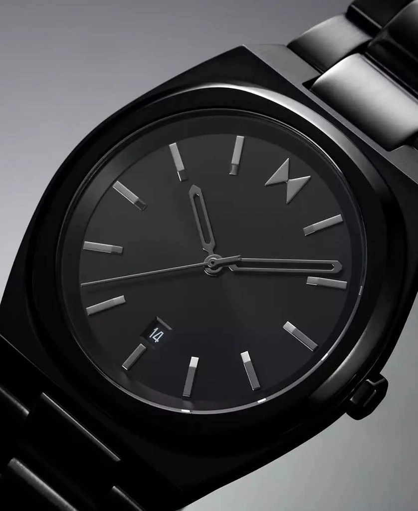 MVMT Men's Odyssey II Black Stainless Steel Bracelet Watch 40mm 4