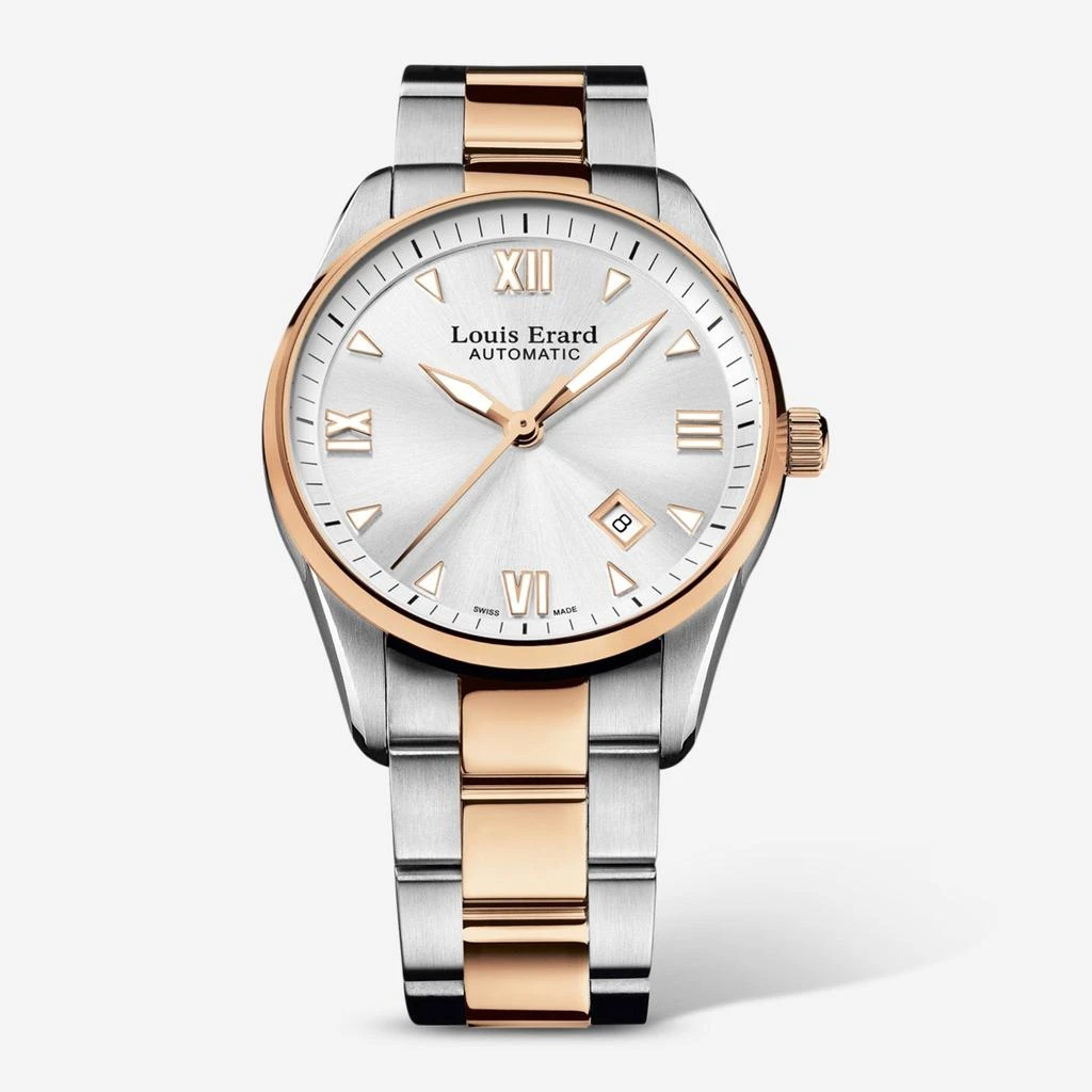 Louis Erard Louis Erard Heritage Silver Dial Two-tone Stainless Steel Men's Automatic Watch 69101AB21.BMA21 1