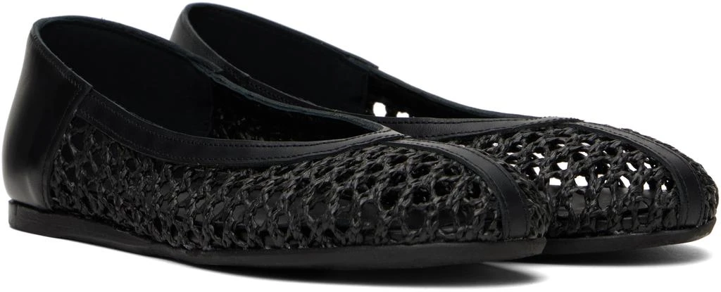 ANCIENT GREEK SANDALS Black Aeropi Ballerina Flats 4