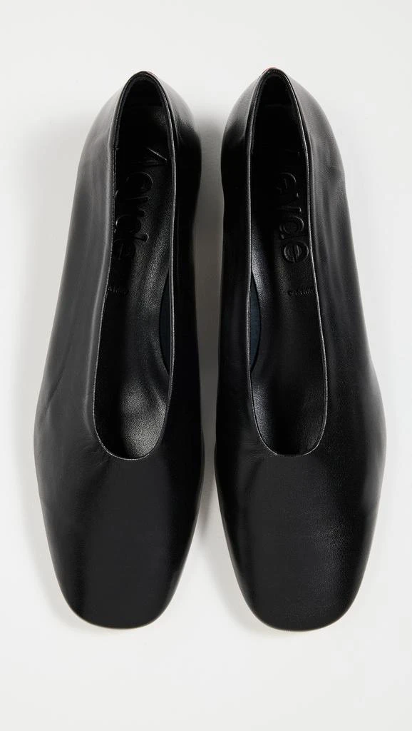 AEYDE Delia Nappa Leather Heels 4