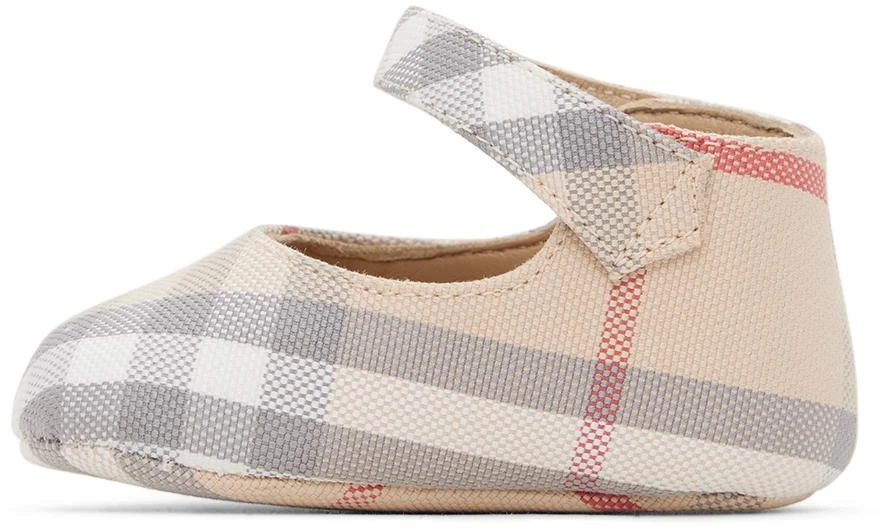 Burberry Baby Beige Check Mary Jane Pre-Walkers 3