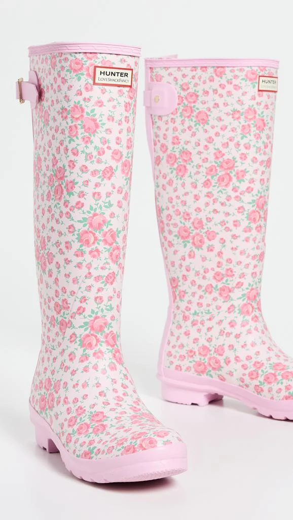 HUNTER BOOTS Hunter x LoveShackFancy Original Tall Back Adjustable Boots 5