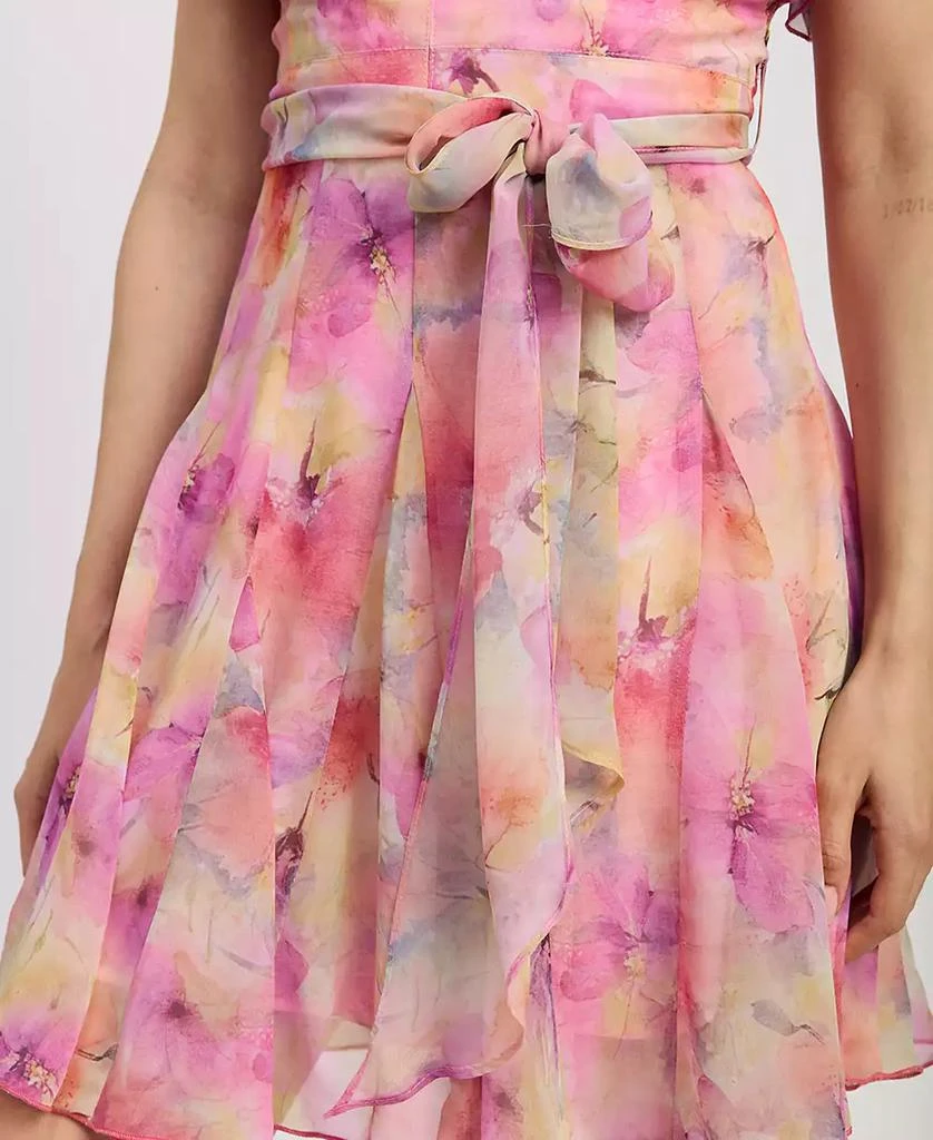 En Saison Women's Amari Ruffle Mini Dress 6