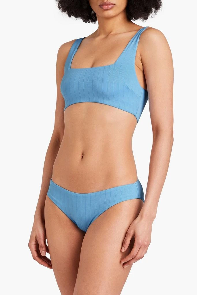 Onia Lily striped mid-rise bikini briefs 2