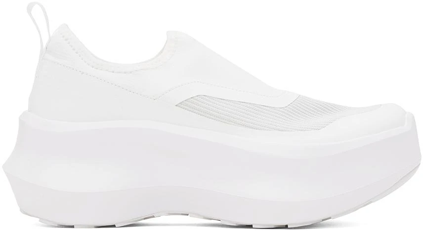 Comme des Garçons White Salomon Edition Slip-On Platform Sneakers 1