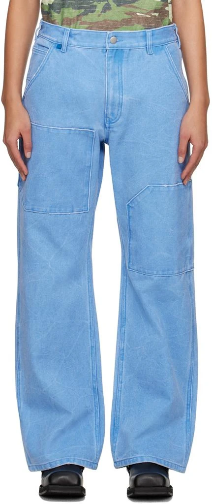 Acne Studios Blue Patch Jeans 1