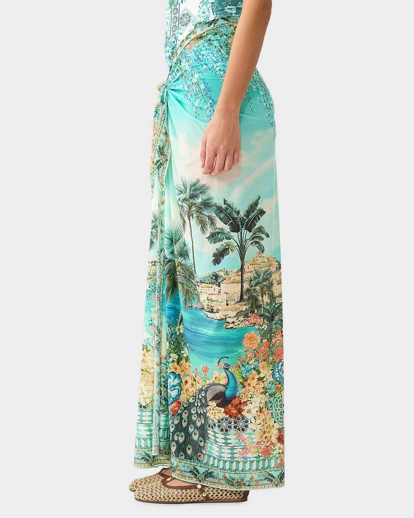 Camilla Balearic Bebe Multiwear Long Sarong Coverup 7