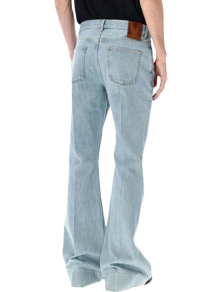 Valentino Valentino Logo Patch Flared Jeans 2