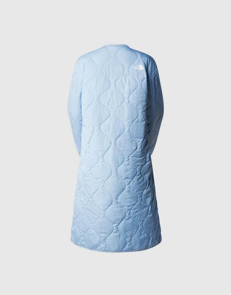 The North Face The North Face Ampato quilted liner long in steel blue 4