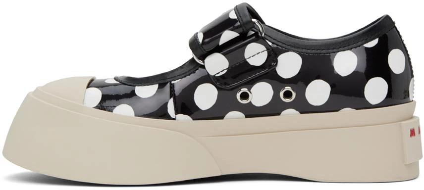 Marni Black & White Pablo Mary Jane Ballerina Flats 3