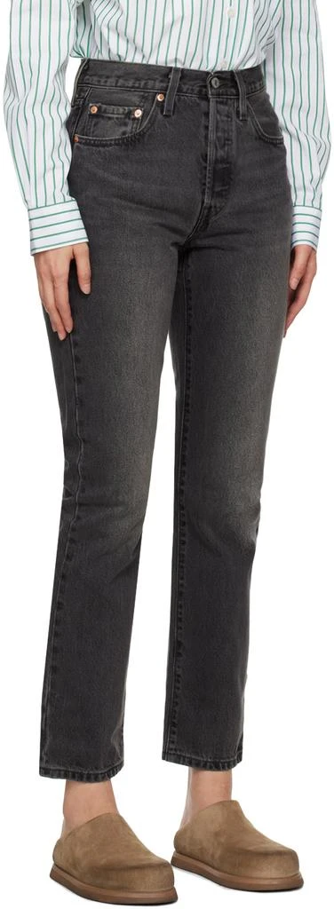Levi's Black 501 Original Fit Jeans 2