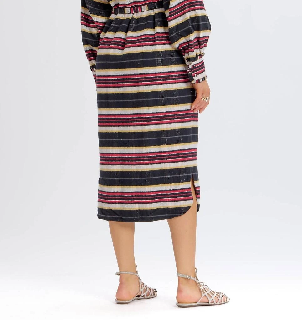 Something Navy Something Navy - Belted Striped Button Up Dress 2