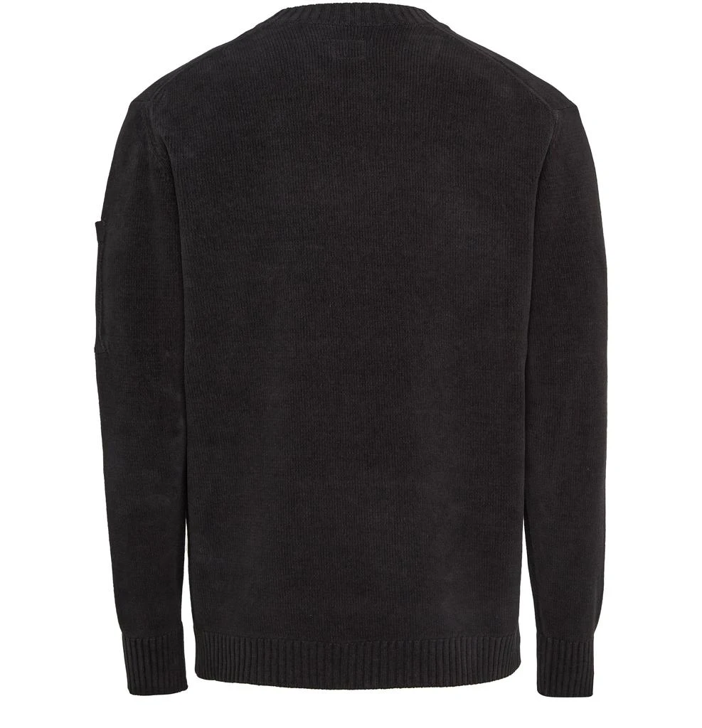 CP Company Lens round-neck cotton chenille sweater 3