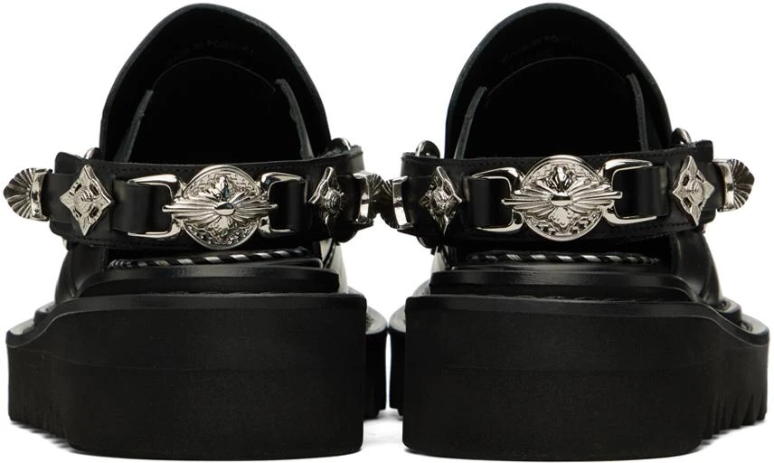 Toga Pulla Black Embellished  Loafers 2