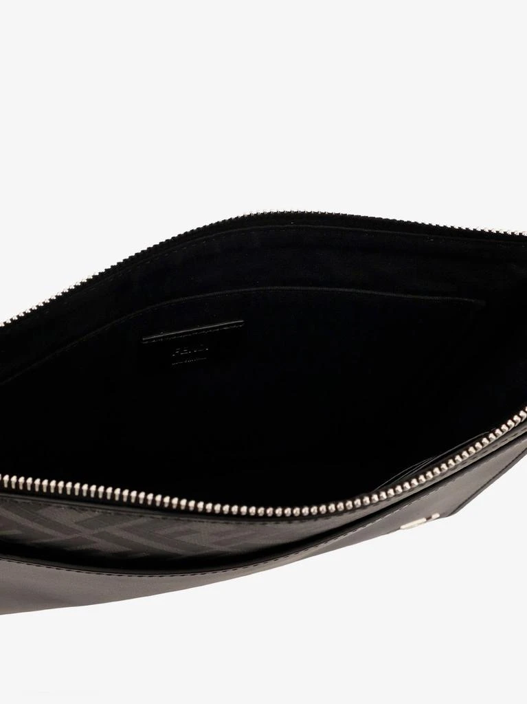 Fendi Squared FF leather clutch 4