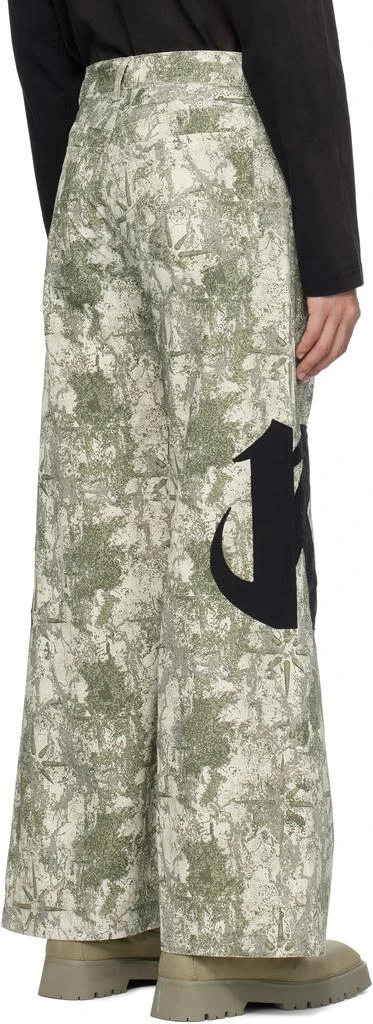 KUSIKOHC Green 
Right To Fail
 Oversized Trousers 3