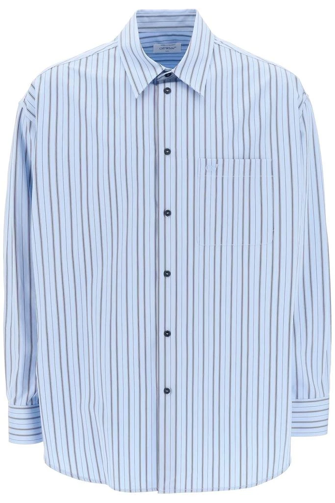 Off-White Off white striped maxi shirt 1