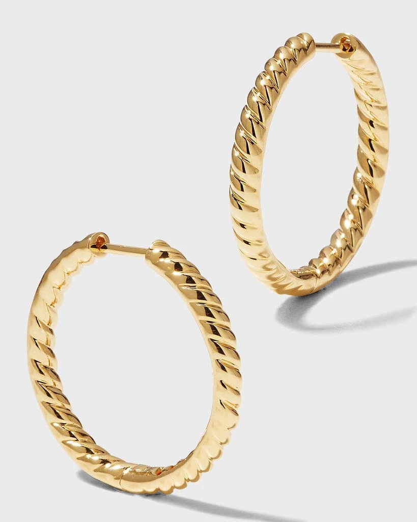 Anita Ko 18k Yellow Gold Zoe Braided Hoop Earrings 3