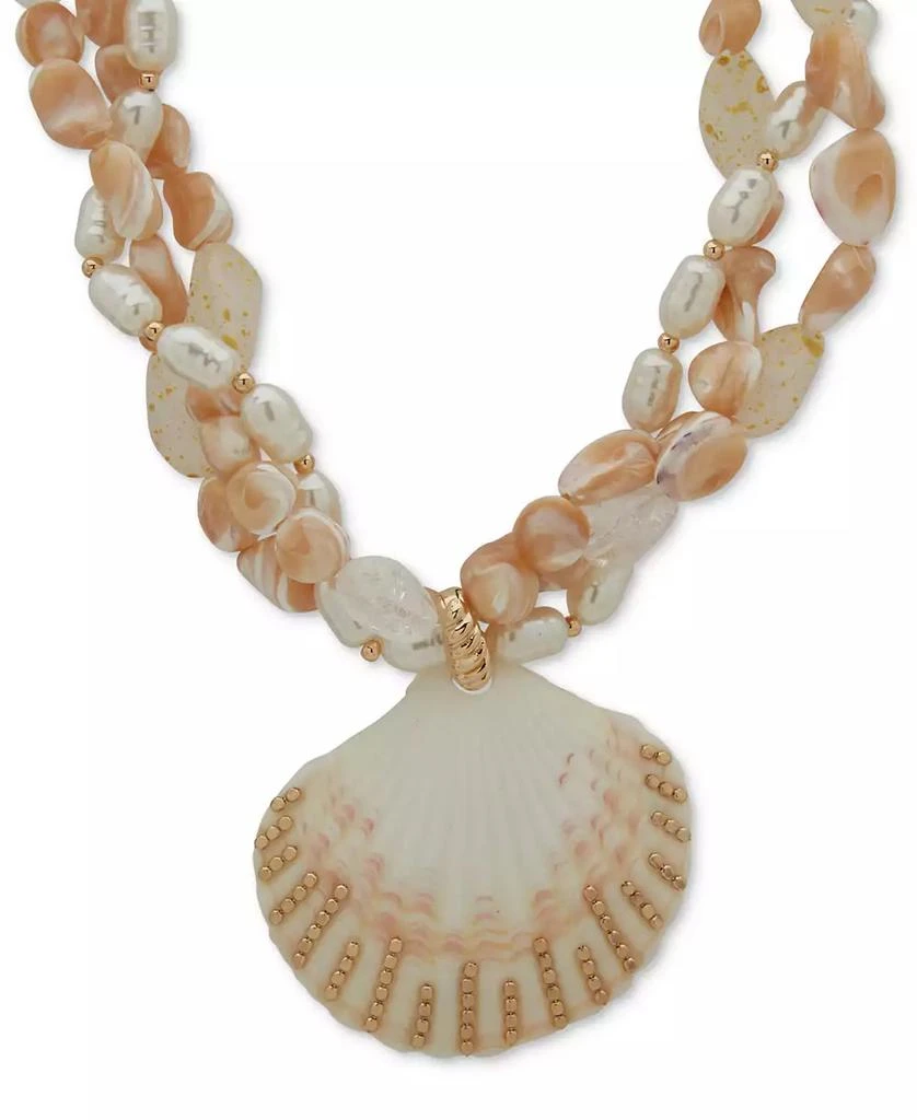 Lonna & Lilly Gold-Tone Shell 26" Adjustable Pendant Necklace 1